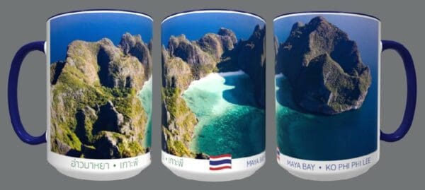 Maya Bay by Air Coffee Cup