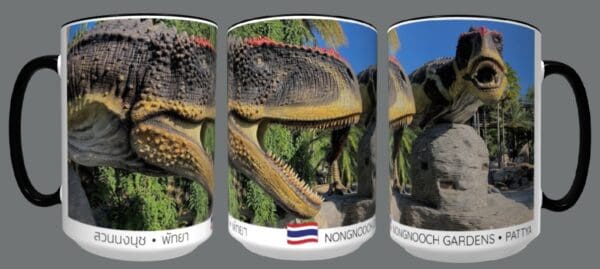 Nong Nooch Gardens: Two Dinos Coffee Cup