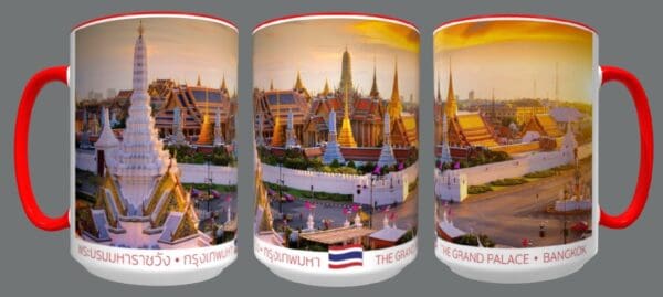 Royal Palace in Bangkok at Sunset Coffee Cup