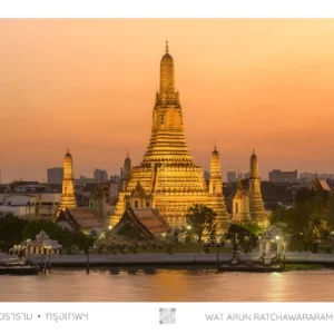 Wat Arun Temple, Bangkok sunset.